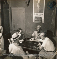 Domino Game at the ESSO Club, dominoes being the great indoor sport of Aruba (#5224, Lago , Aruba, April-May 1944), Morris, Nelson