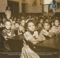 Little girls in Parochial School in Santa Cruz (#5363, Lago , Aruba, April-May 1944), Morris, Nelson