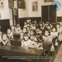 Little girls in Parochial School in Santa Cruz (#5364, Lago , Aruba, April-May 1944)