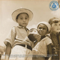 Portrait of Aruban Parochial School children (#5416, Lago , Aruba, April-May 1944)