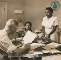 Local employees' clinic - Lago General Hospital (#8850, Lago , Aruba, April-May 1944), Morris, Nelson