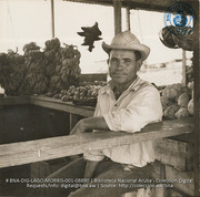 Fruit Stand at Oranjestad harbor (#8890, Lago , Aruba, April-May 1944), Morris, Nelson