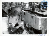 Help us describe this picture! (Human Interest / People at Work, LAGO, ca. 1951), Lago Oil and Transport Co. Ltd.