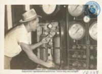Antero Dijkhoff, Instrumentman (Human Interest / People at Work, LAGO, December 1953), Lago Oil and Transport Co. Ltd.