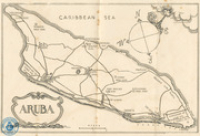 Map of Aruba (1940) - Pan-Aruban, Lago Oil and Transport Co. Ltd.