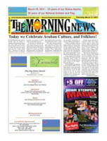 The Morning News (March 17, 2011), The Morning News