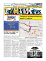 The Morning News (May 9, 2012), The Morning News
