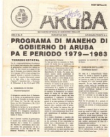 Noticiero Aruba (Augustus 1979), Government of Aruba