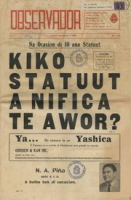 Observador (4 december 1964), Publicidad Exito Aruba A.H.