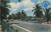 New boulevard to Basi Ruti (Postcard, ca. 1962)