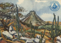 Hooiberg, seen from Canashito (Postcard, ca. 1962), Pandellis, Jean G, 1896-1965