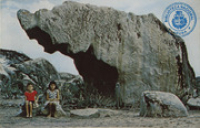 Natural rock formation (Postcard, ca. 1962)