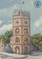 Willem III Fort, Oranjestad (Postcard, ca. 1962), Pandellis, Jean G, 1896-1965