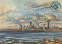 Lago Refinery (Postcard, ca. 1962), Pandellis, Jean G, 1896-1965