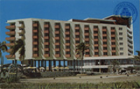 Aruba Caribbean Hotel and Casino, barbeque ground (Postcard, ca. 1962)