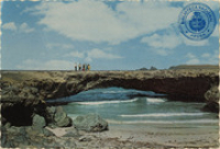 The 'Natural Bridge' on the north coast of Aruba, net. Antilles (Postcard, ca. 1965)