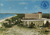 Palm Beach with the Aruba Caribbean Hotel, Aruba, Netherlands Antilles (Postcard, ca. 1967)