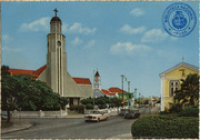 Wilhelminastraat, Oranjestad, Aruba, Netherlands Antilles (Postcard, ca. 1967)