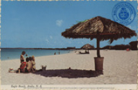 Eagle Beach, Aruba, Netherlands Antilles This magnificent stretch of beach along Aruba's south coast is a mecca of visitors and residents alike (Postcard, ca. 1969)