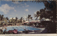 Coral Strand Hotel, Aruba, Netherlands Antilles (Postcard, ca. 1969) One of the island's most charming hotels, it faces the ocean just a few blocks from the heart of town. Dining at its continental best is featured at the Coral Strand's famous 