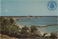 Palm trees, sun and fun on Aruba's famous beaches (Postcard, ca. 1969), Hannau, Hans W., 1904- (Photographer)
