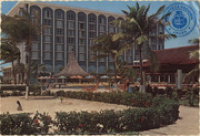 Aruba Sheraton Hotel & Casino (Postcard, ca. 1970) Luxurious hotel, fully air-conditioned. Night club with international entertainment. Casino. Discotheque. All water sports. Golf and tennis available.