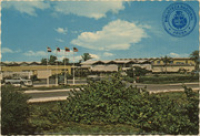 Divi Divi Beach Hotel - Aruba, Netherlands Antilles (Postcard, ca. 1970) Located at Eagle Beach - A motel-type hotel with approx. 100 rooms, swimming pool and terrace, bar on the sundrenched beach.