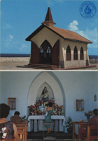 Historic Alto Vista Chapel, on the North Coast of Aruba, rebuilt in 1952 (Postcard, ca. 1977)
