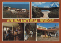 Aruba Natural Bridge: Aruba's foremost attraction, located on the North Coast (Postcard, ca. 1977)