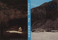 Caves of Aruba, located along the North shore (Postcard, ca. 1977)