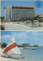 Hotel Americana Aruba, located at beautiful Palm Beach (Postcard, ca. 1978)