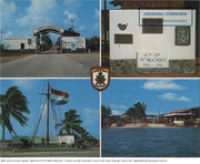 Mariniers Kazerne Savaneta. Aruba, Netherlands Antilles (Postcard, ca. 1980-1986) Marine Barracks