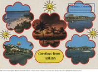 Greetings from Aruba (Postcard, ca. 1980-1986)