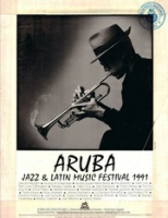 Poster: Aruba Jazz and Latin Music Festival 1991 (BNA Poster Collection # 001), Aruba Jazz and Latin Festival