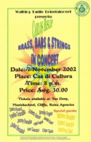 Poster: Carlos Bislip - Brass, Bars and Strings in Concert (BNA Poster Collection # 018), Walking Turtle Entertainment
