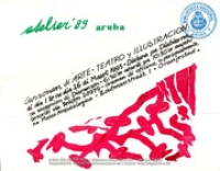 Poster: Cursonan di Arte, Teatro y Illustracion (BNA Poster Collection # 022), Atelier '89