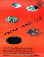 Poster: Mira Arte '92 - Prome Expo di Arte Visual Aruba (BNA Poster Collection # 023)
