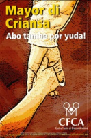 Poster: Mayor di Criansa : Abo tambe por yuda! (BNA Poster Collection # 059), Centro Famia di Criansa Arubano