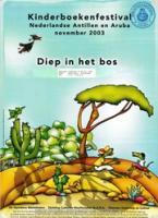 Poster: Kinderboekenfestival 1998 : Rap e Rima : Buki buki dushi buki : Mi ta lesa, lesa te bai gol (BNA Poster Collection # 084), NANA