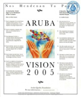 Poster: Aruba Vision 2005 (BNA Poster Collection # 115), Aruba Quality Foundation