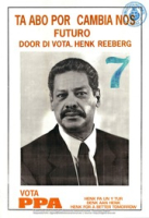 Poster: Vota Henk Reeberg : 7 : PPA (BNA Poster Collection # 116), PPA