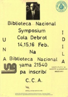Poster: (BNA Poster Collection # 175), Biblioteca Nacional Aruba