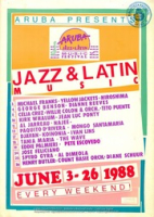 Poster: (BNA Poster Collection # 233), Aruba Jazz and Latin Music Festival