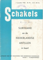 Schakels - Suriname en de Nederlandse Antillen in Kaart (NA 16, 1955)