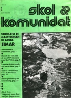 Skol i Komunidat (Januari 1980), SIMAR/VLA - Sindikato di Maestronan di Aruba/Vakbond Leerkrachten Aruba