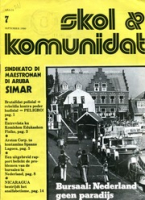 Skol i Komunidat (September 1980), SIMAR/VLA - Sindikato di Maestronan di Aruba/Vakbond Leerkrachten Aruba