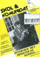 Skol i Komunidat (Mei 1985), SIMAR/VLA - Sindikato di Maestronan di Aruba/Vakbond Leerkrachten Aruba