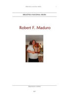 Robert Maduro - Informatie voor Spreekbeurten, Biblioteca Nacional Aruba