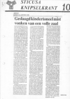 Sticusa Knipselkrant no. 10 (Oktober 1983), Stichting voor Culturele Samenwerking (STICUSA)