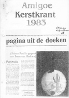 Sticusa Knipselkrant no. 18 (December 1983), Stichting voor Culturele Samenwerking (STICUSA)